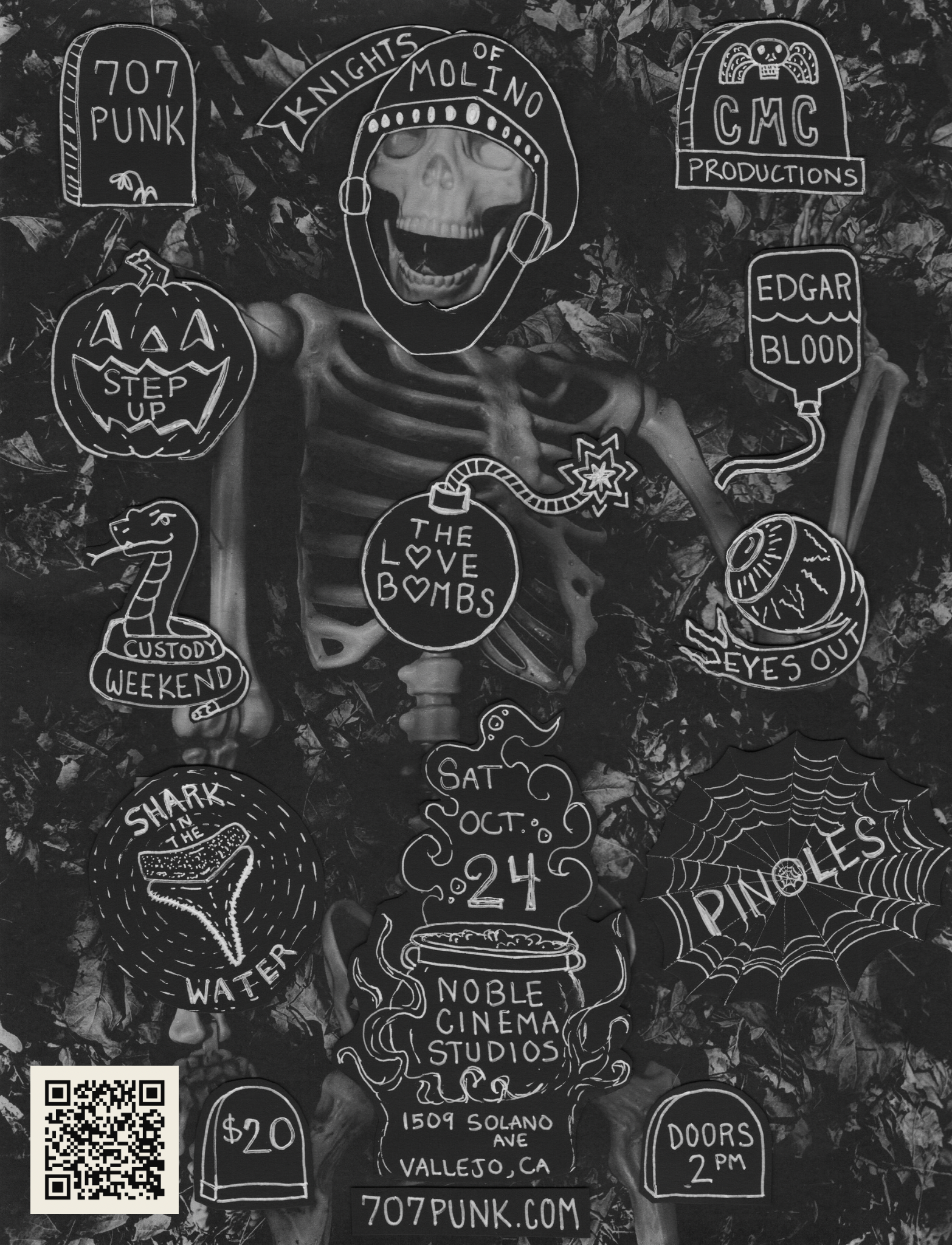 707PUNK x CMC — Saturday, October 24 at Noble Cinema Studios poster